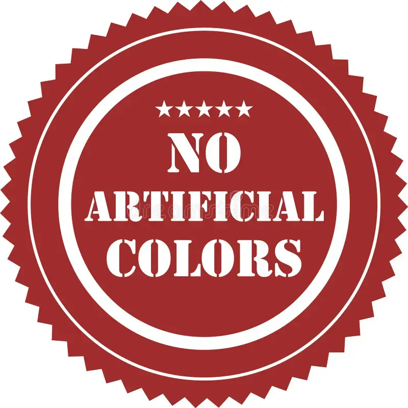 No Artificial Colors